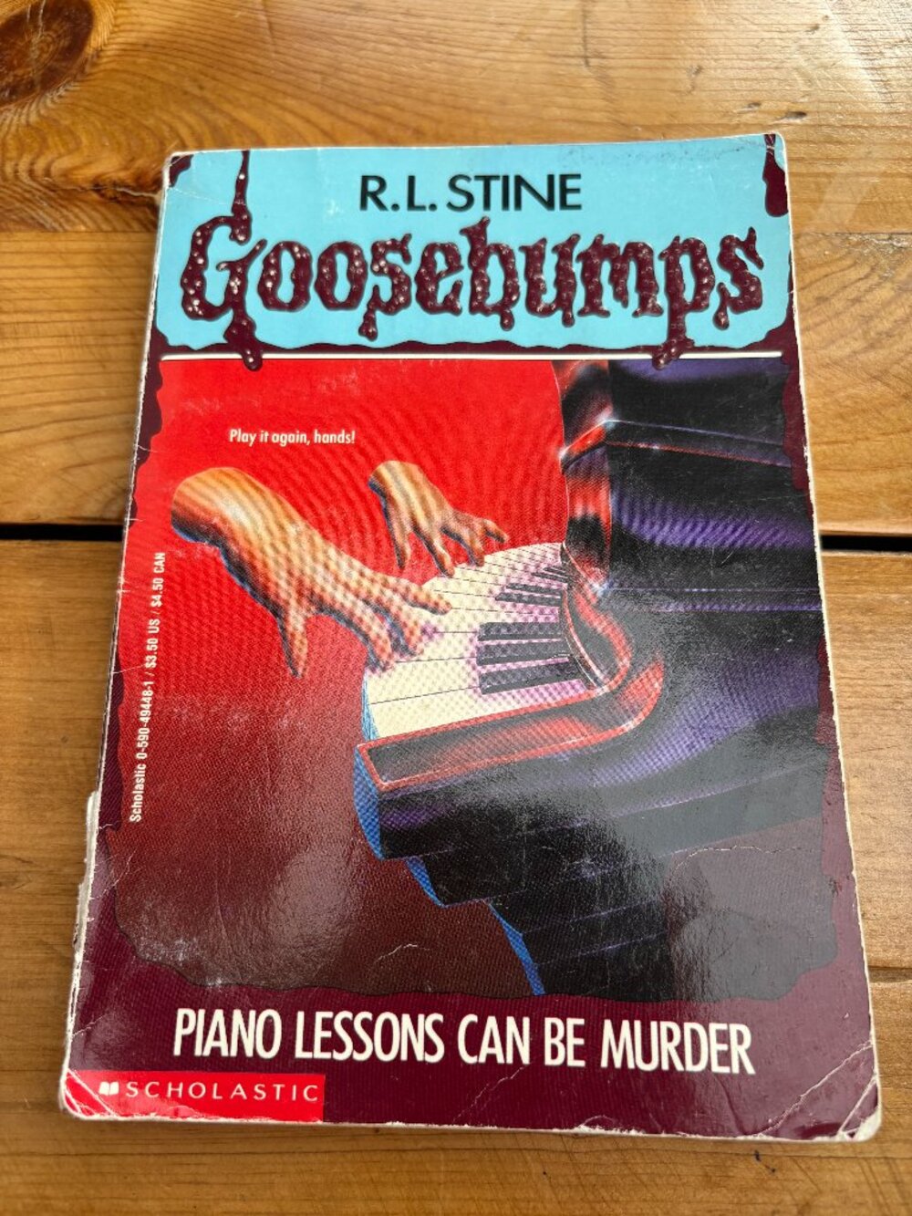 🪱3/12$ VTG '93 Goosebumps #13: Piano Lessons Can Be Murder 🕸️